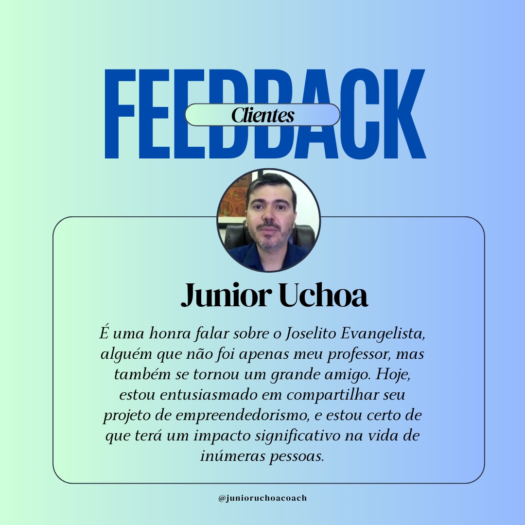 Depoimento @ junioruchoacoach